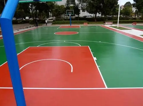 德州户外厂区球场翻新，地坪翻新修补工作